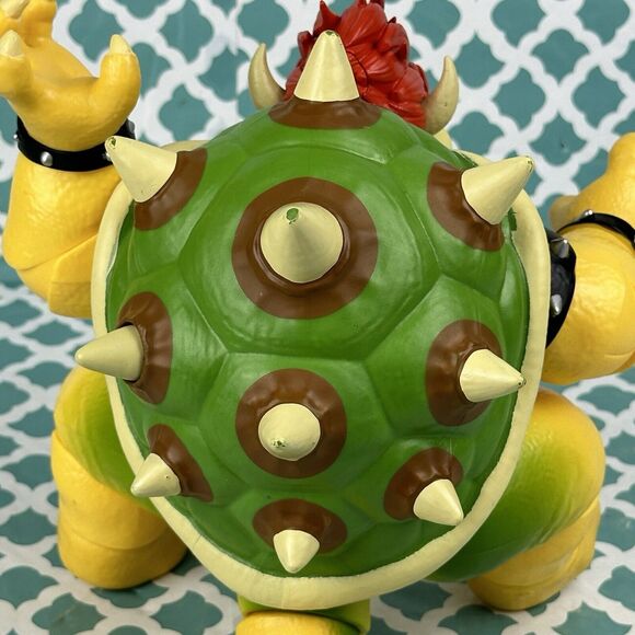 Super Mario Bros. Movie Bowser Action Figure Lights Up 7” - Picture 4 of 11